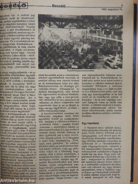 Beszélő 1990. (nem teljes évfolyam)