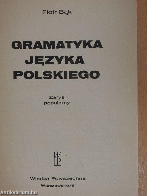 Gramatyka jezyka polskiego