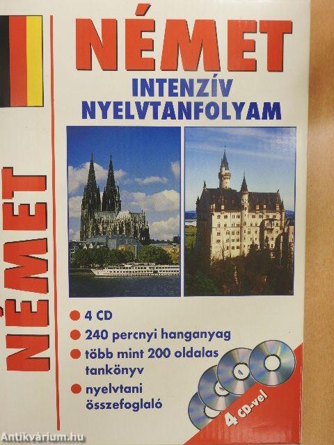 Német intenzív nyelvtanfolyam - 4 db CD-vel