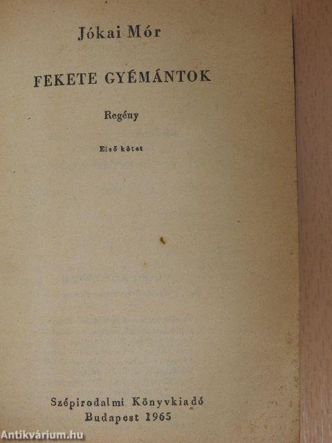 Fekete gyémántok I-II.