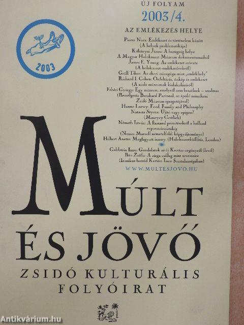 Múlt és Jövő 2003/4.