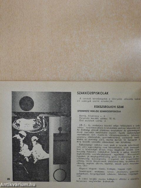 Baranya megyei és Pécs megyei városi pályaválasztási tájékoztató '73