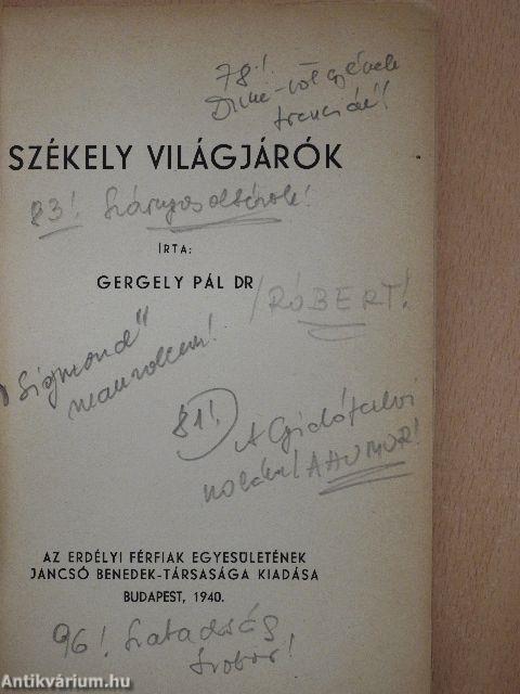 Székely világjárók