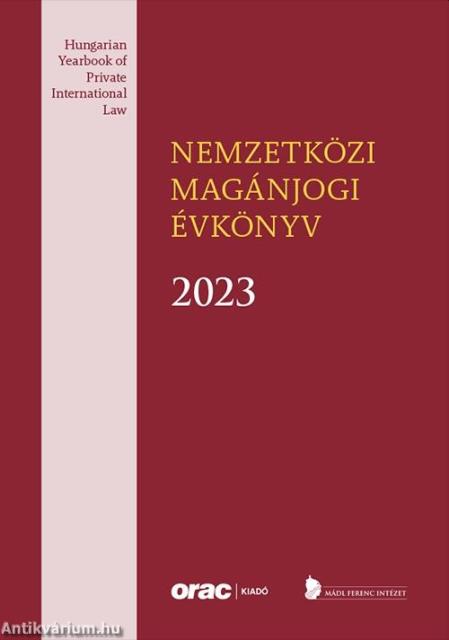 Nemzetközi magánjogi évkönyv 2023