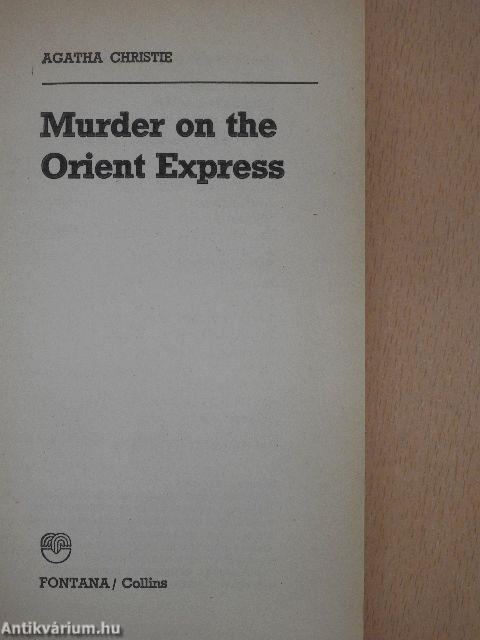 Murder on the Orient Express