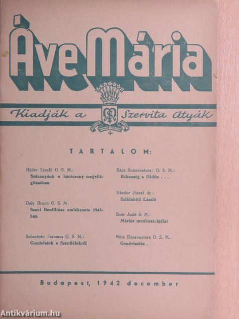 Áve Mária 1942. december