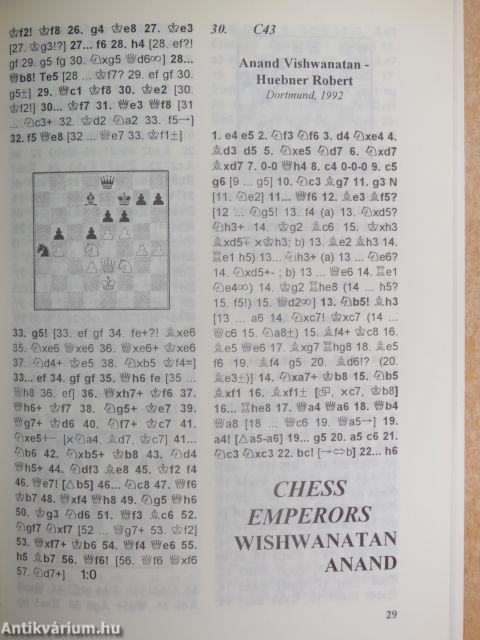 Chess emperors - Vishwanatan Anand