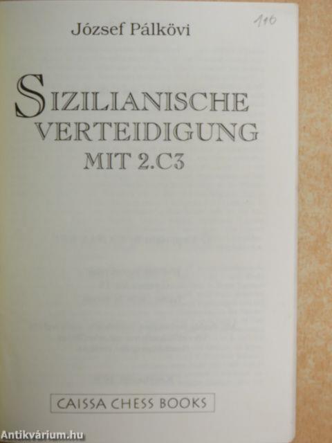 Sizilianische verteidigung mit 2.C3