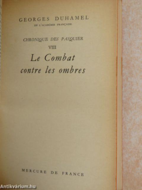 Le combat contre les ombres