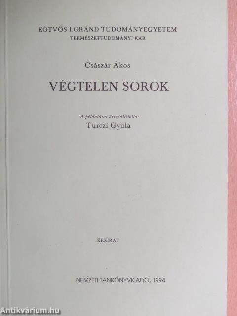 Végtelen sorok