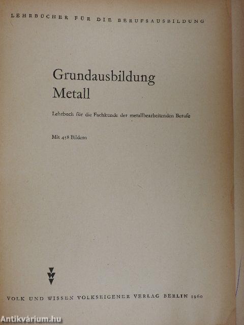 Grundausbildung Metall