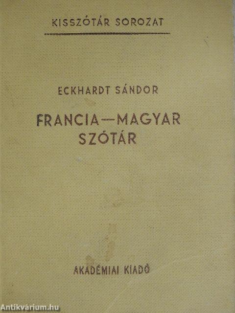 Francia-magyar szótár