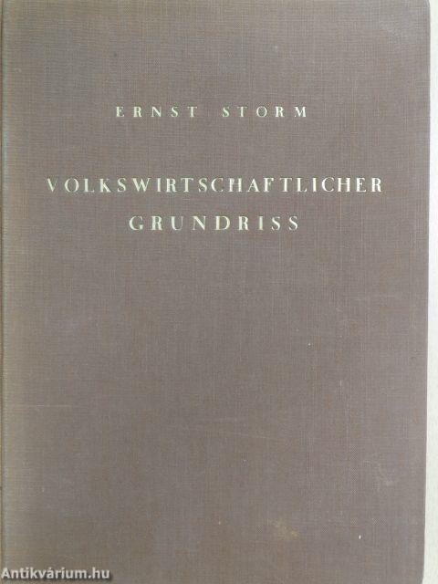 Volkswirtschaftlicher Grundriß