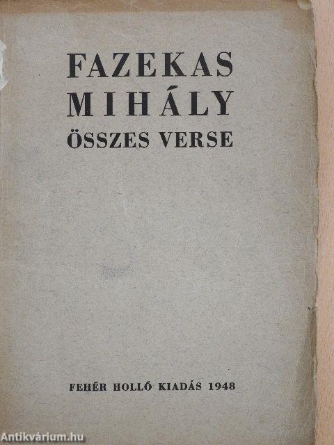 Fazekas Mihály összes verse