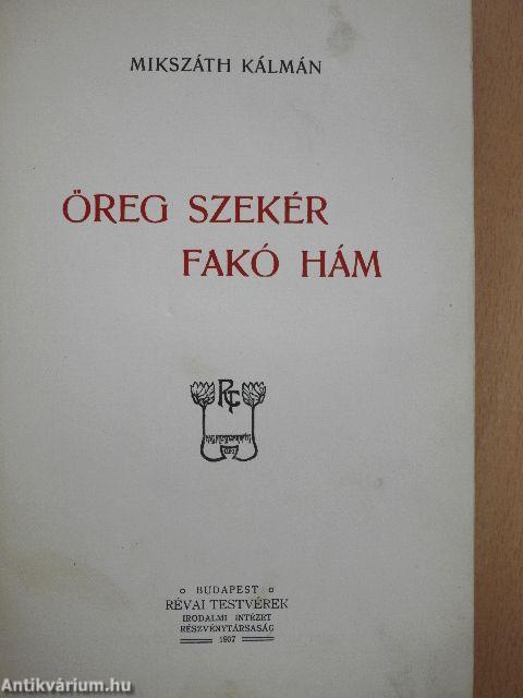 Öreg szekér fakó hám