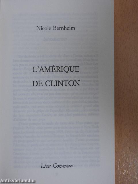 L'Amérique de Clinton