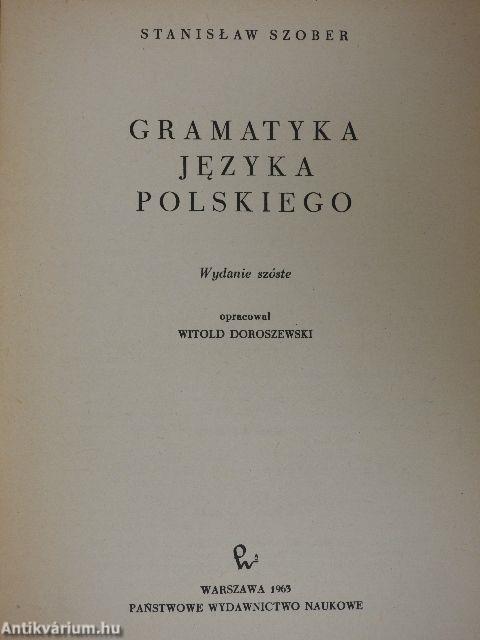 Gramatyka jezyka polskiego