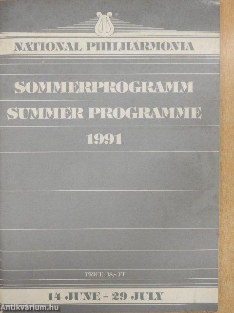 Nemzeti Filharmónia Műsorfüzet 1991