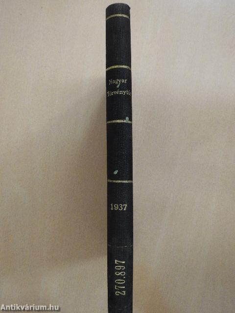 1937. évi törvénycikkek/Pótlások az 1874-1934. évi törvényekhez