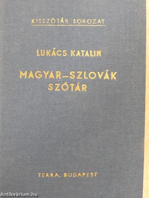 Magyar-szlovák szótár