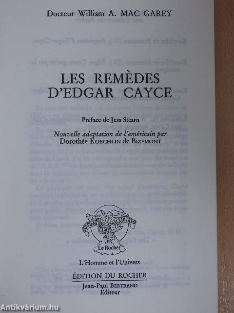 Les Remédes d'Edgar Cayce