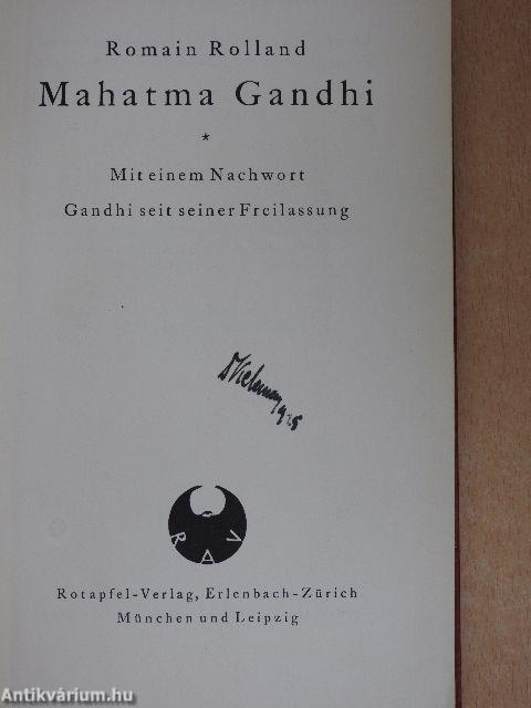 Mahatma Gandhi