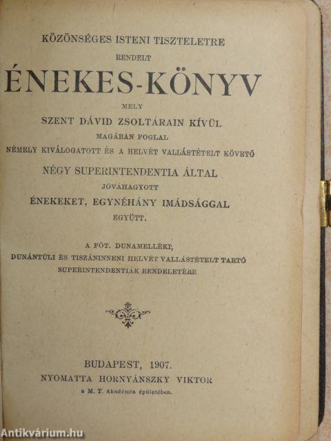 Közönséges isteni tiszteletre rendelt énekes-könyv