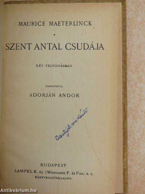 Szent Antal csudája (Dr. Castiglione László könyvtárából)