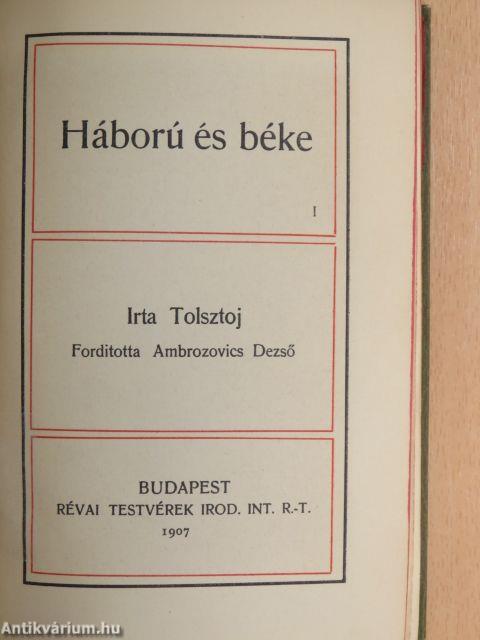 Háború és béke I-III.