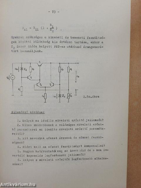 Elektronikus áramkörök és ipari elektronika