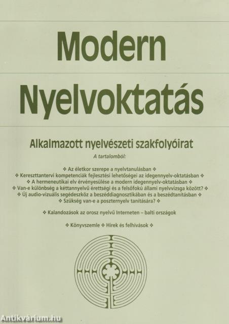 MODERN NYELVOKTATÁS 2004. ÁPRILIS