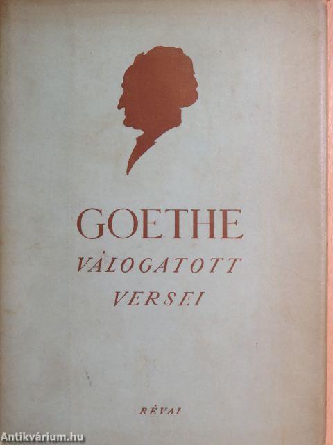 Goethe válogatott versei