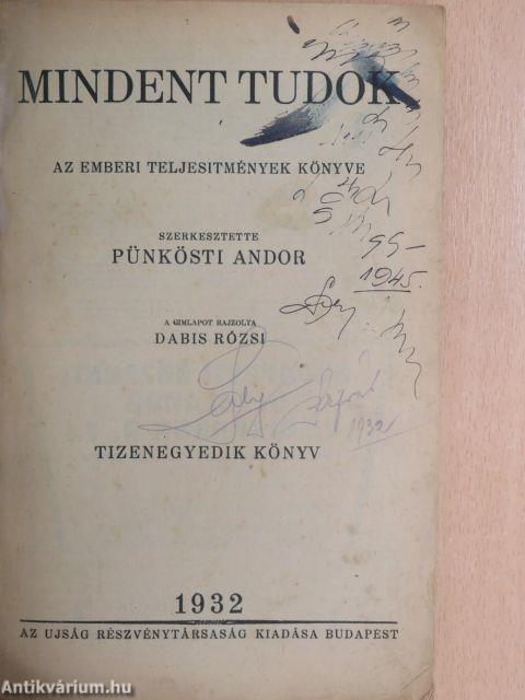 Mindent Tudok 1932.