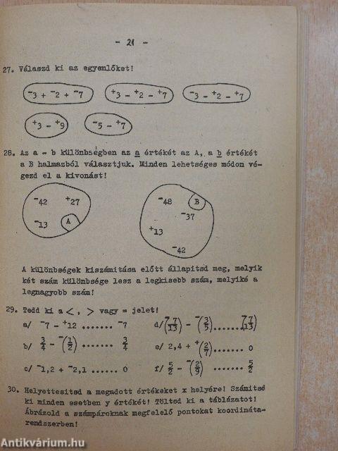 Matematikai feladatgyüjtemény 6.