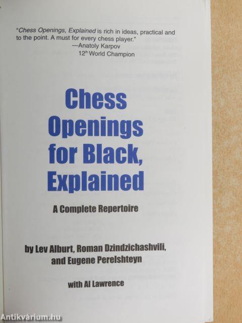 Chess Openings for Black, Explained