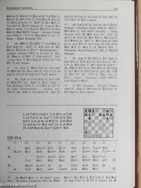 Encyclopaedia - Modern Chess Opening - Closed Games