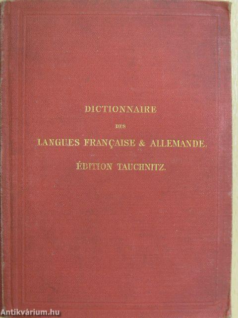 Nouveau dictionnaire de poche des langues francaise et allemande