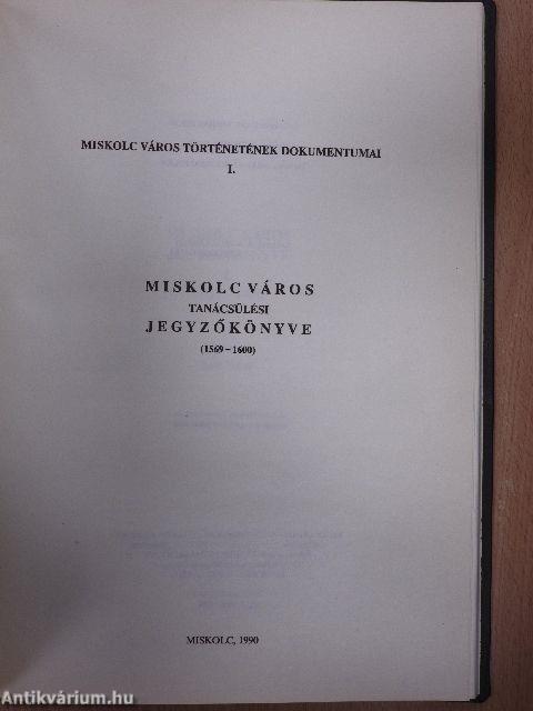 Miskolc város tanácsülési jegyzőkönyve