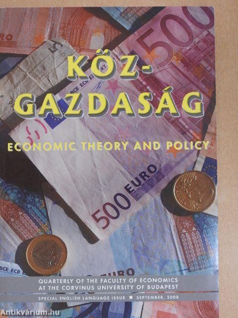 Köz-gazdaság 2008 September - Special English Language Issue