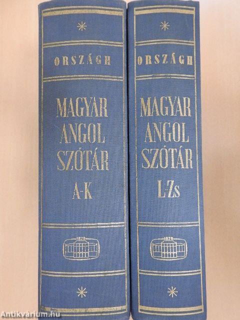 Magyar-angol szótár I-II.