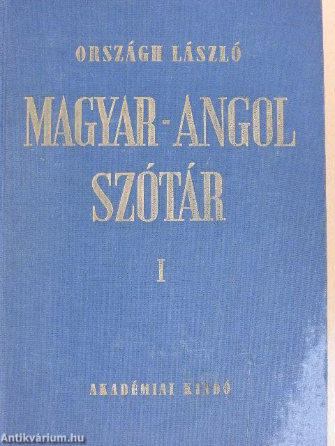 Magyar-angol szótár I-II.