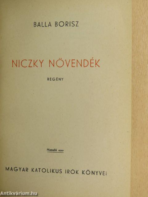 Niczky növendék