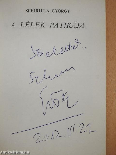 A lélek patikája (dedikált példány)