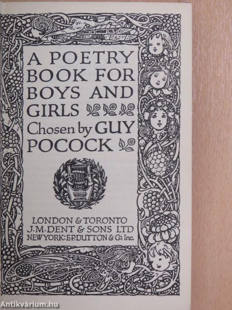 A poetry book for boys and girls