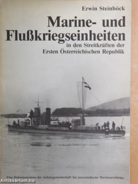 Marine- und Flußkriegseinheiten in den Streitkräften der Ersten Österreichischen Republik