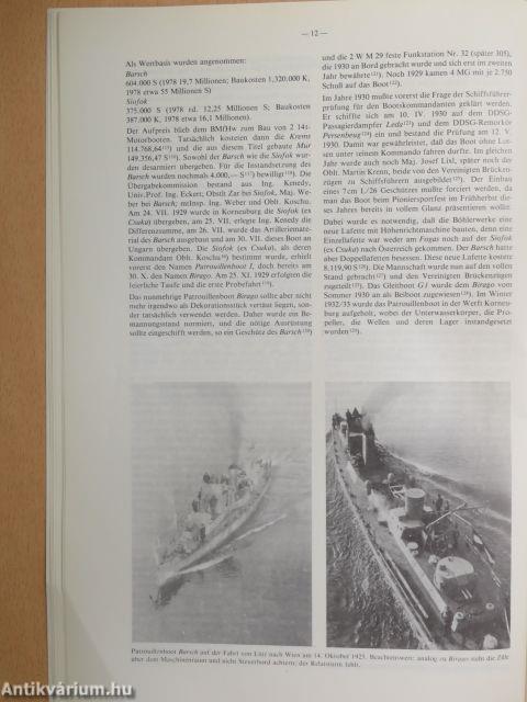 Marine- und Flußkriegseinheiten in den Streitkräften der Ersten Österreichischen Republik