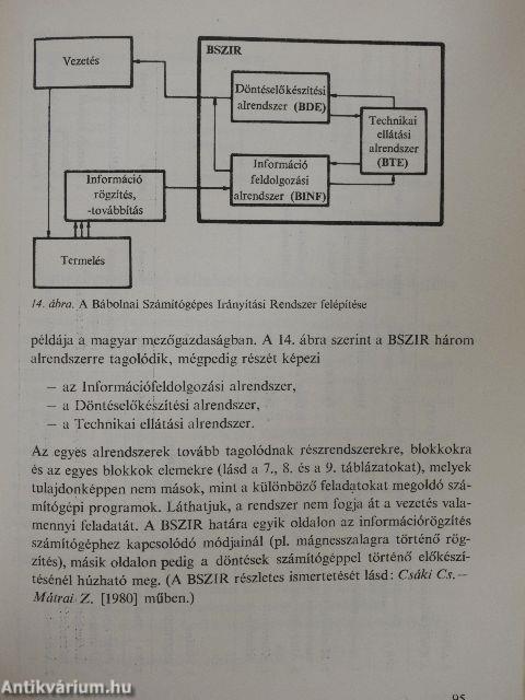 Mezőgazdasági rendszerek tervezése és prognosztizálása
