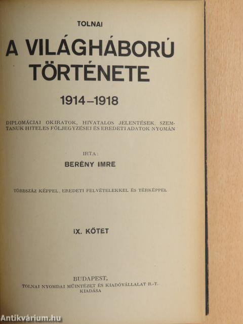 A világháború története IX. (töredék)