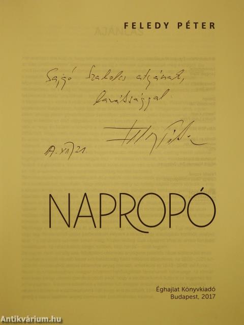 Napropó (dedikált példány)