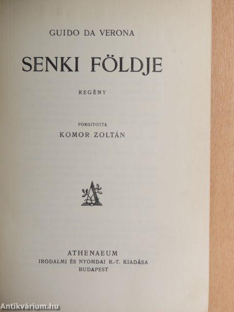 Senki földje